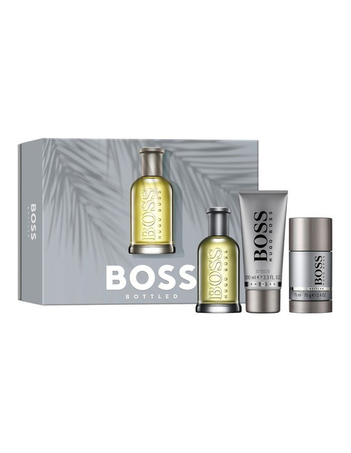 Shop now at Beauty Vendor Australia Online -Boss Bottled Set : EDT 100ml + Shower gel 100ml + Deodorant Stick 150ml - Premium Range from BOSS - Just $167!