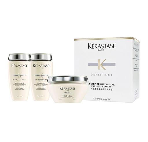 Shop now at Beauty Vendor Australia Online -KERASTASE Densifique 2-Step Beauty Ritual : 2x Bain Densite Shamoo (thinning Hair 250ml + Masque Desnite 200ml) - Premium Range from Kerastase - Just $180!