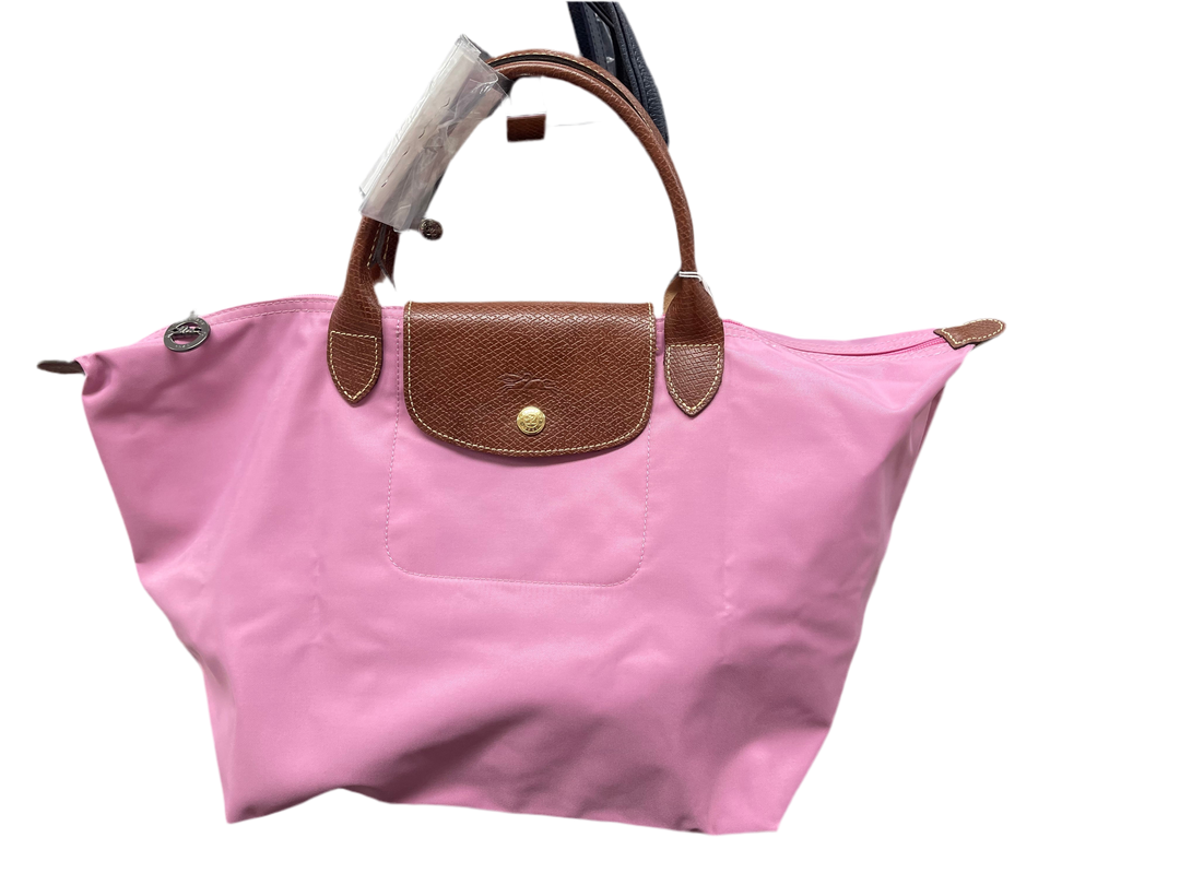 LONGCHAMP LC PLIAGE TOP HANDLE BAG M PINK L1623089P03