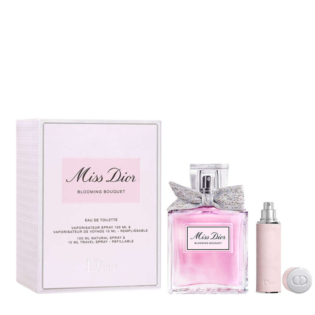 Miss Dior Blooming Bouquet TRAVEL SET EDT For Women 10 ml / 100 ml *NEW IN  BOX*