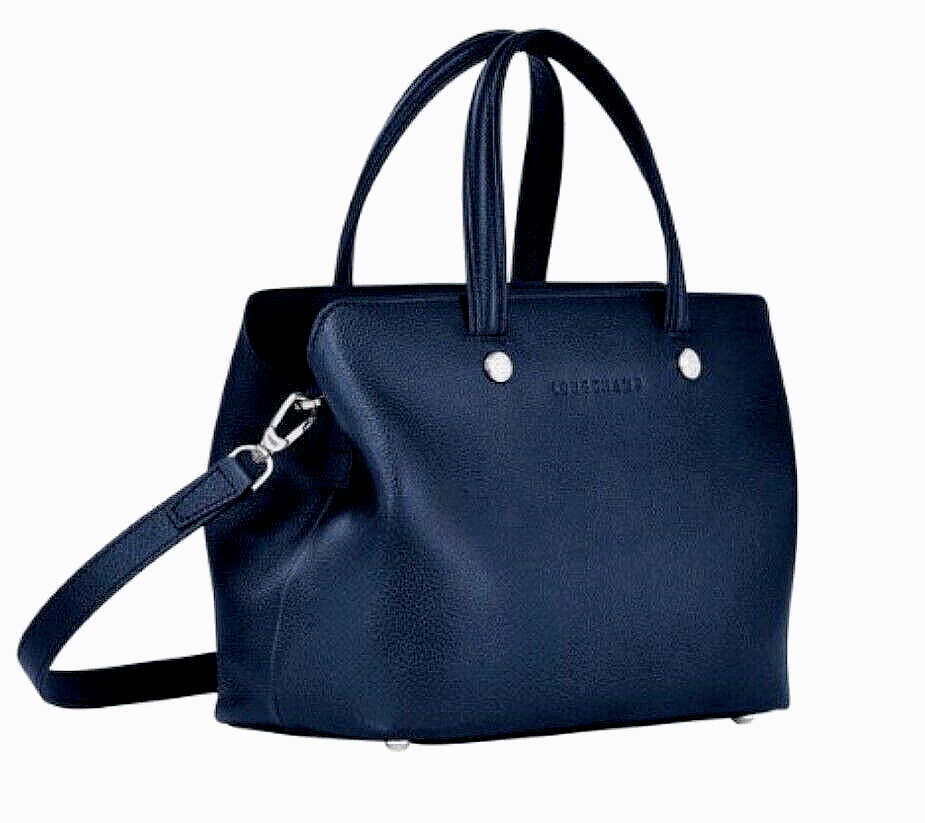 LONGCHAMP LC LE FOULONNE TOP HANDLE BAG NAVY L1099021556