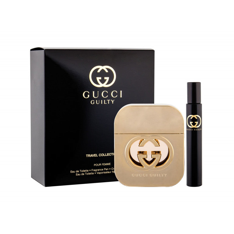 Shop now at Beauty Vendor Australia Online -OPENED - GUCCI GUILTY POUR FEMME EDT 75ML + EDT 7.4ML GIFT SET - Premium Range from Gucci - Just $125.99!