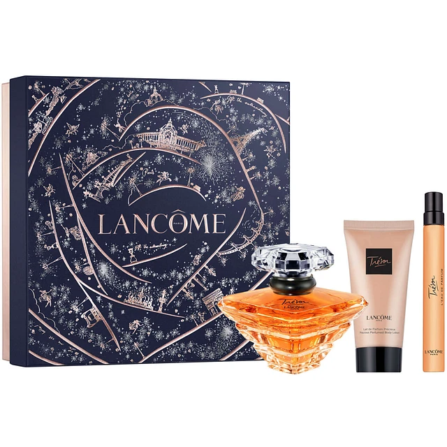 Lancome Tresor EDP 50ML Holiday Set 3pc