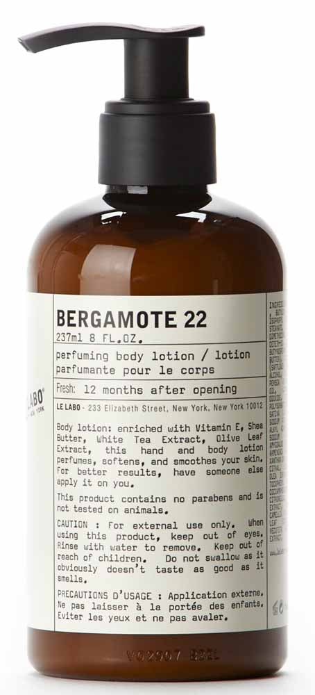 Shop now at Beauty Vendor Australia Online -Le Labo Bergamote 22 Body Lotion 237ml - Premium Range from Le Labo - Just $120!