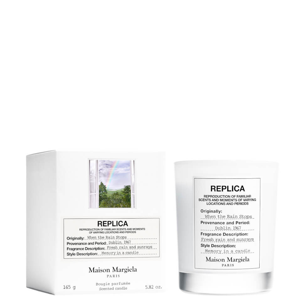 Shop now at Beauty Vendor Australia Online -Maison Margiela Replica When the Rain stops Candle 165g - Premium Range from Maison Margiela - Just $105!