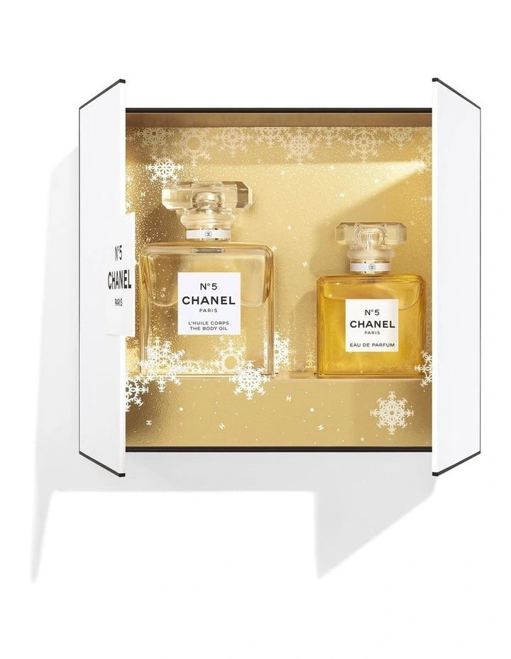 Shop now at Beauty Vendor Australia Online -CHANEL  No 5 CASE Eau De Parfum 50 ml And The Body Oil 100 ml - Premium Range from Chanel - Just $307.99!