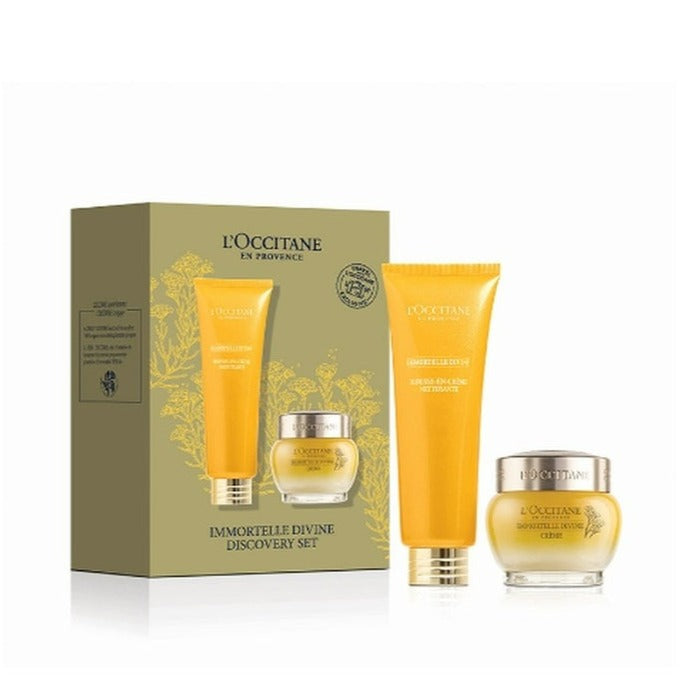 Shop now at Beauty Vendor Australia Online -L'Occitane Immortelle Divine Cream & Cleansing Foam Set - Premium Range from L'Occitane - Just $234!