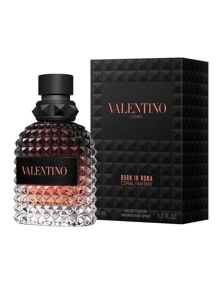 Shop now at Beauty Vendor Australia Online -Valentino Uomo Born In Roma Coral Fantasy Eau De Toilette 50ml - Premium Range from Valentino - Just $119!