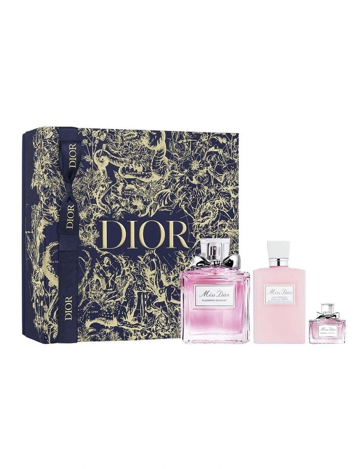 DIOR 迪奥小姐绽放花束淡香水限量版礼盒 (100ml/75ml/5ml) 