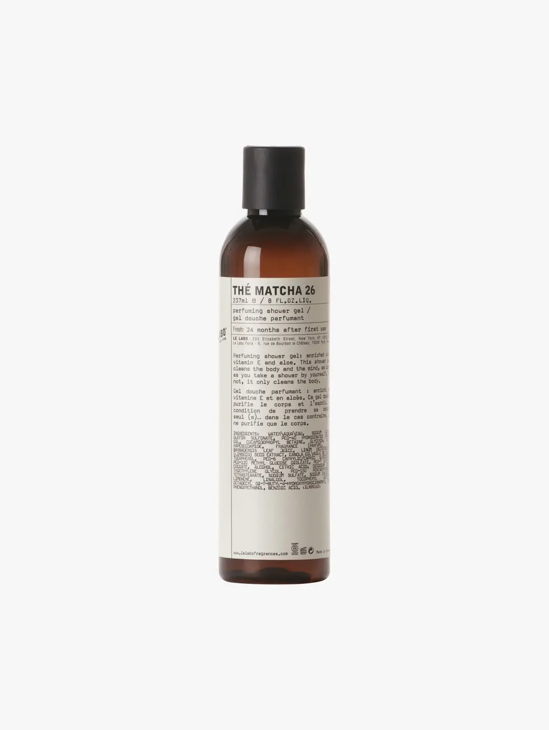 Shop now at Beauty Vendor Australia Online -Le Labo Sensorial Thé Matcha 26 Shower Gel 237ML - Premium Range from Le Labo - Just $99.99!