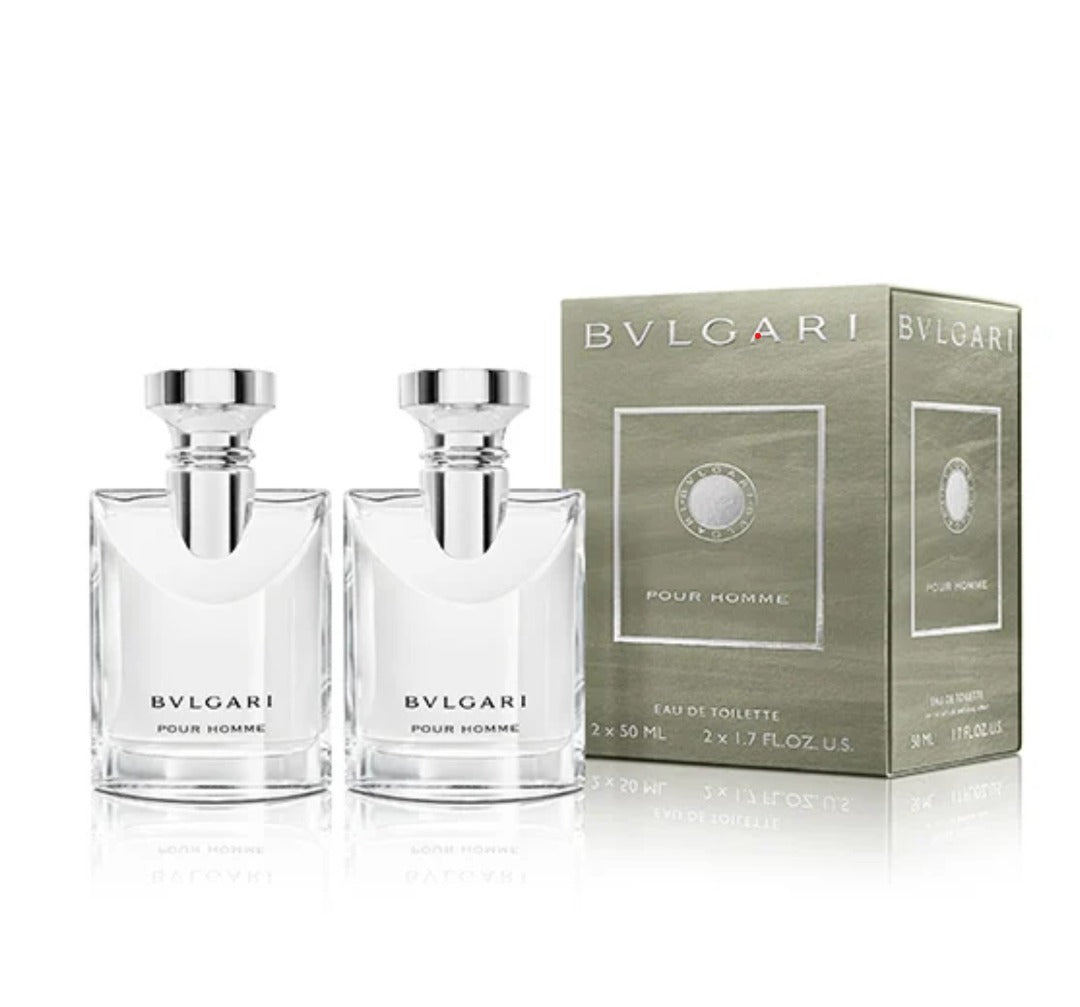 Shop now at Beauty Vendor Australia Online -Bvlgari Pour Homme Duo 2x50ml EDT Set - Premium Range from BVLGARI - Just $242!