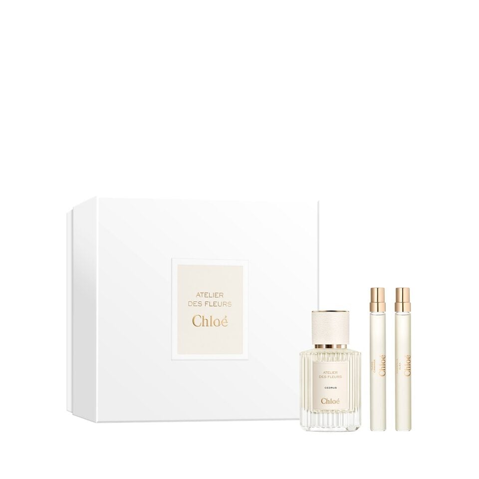 Shop now at Beauty Vendor Australia Online -Chloe Mixed Lines Atelier des Fleurs Set : Cedrus EDP 50 ml + Magnolia Penspray EDP 10 ml - Premium Range from Chloe - Just $229.99!