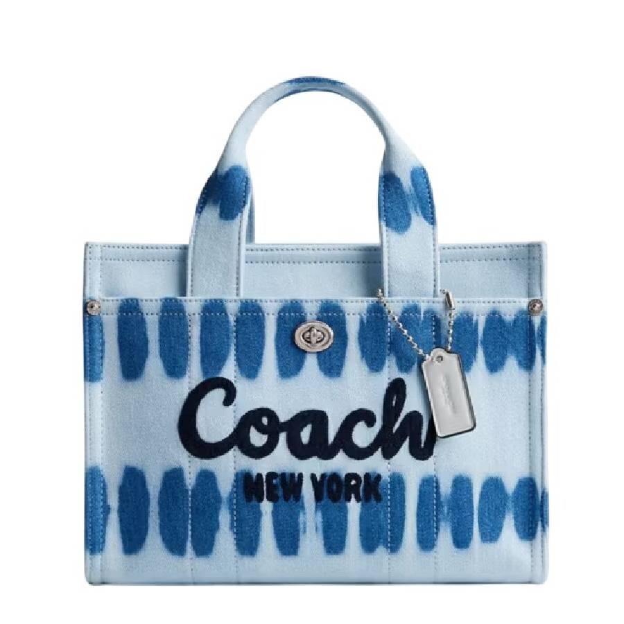 Coach 26 Denim Tie-Dye Tote Bag