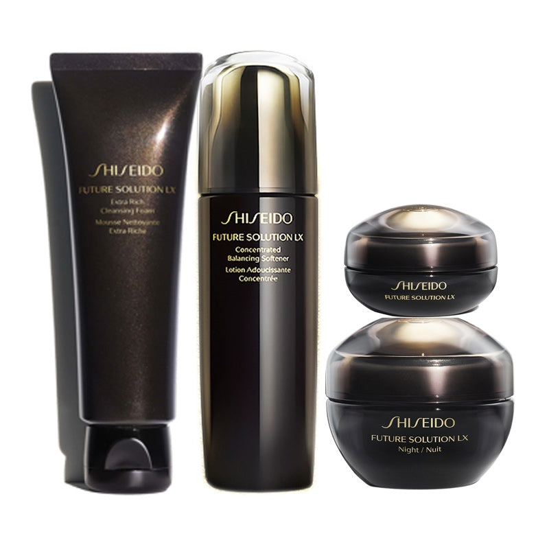 Shop now at Beauty Vendor Australia Online -Shiseido Future Solution Lx Essential Night Routine Set - Premium Range from SHISEIDO - Just $759.99!