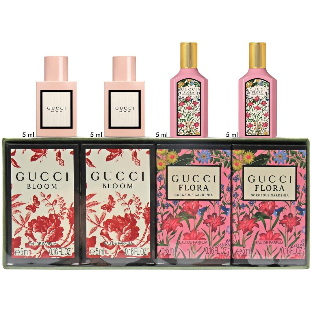 Shop now at Beauty Vendor Australia Online -Gucci Miniature Coffret 2 X Bloom EDP 5ml + 2 X Ggardenia 5ml - Premium Range from Gucci - Just $129.99!