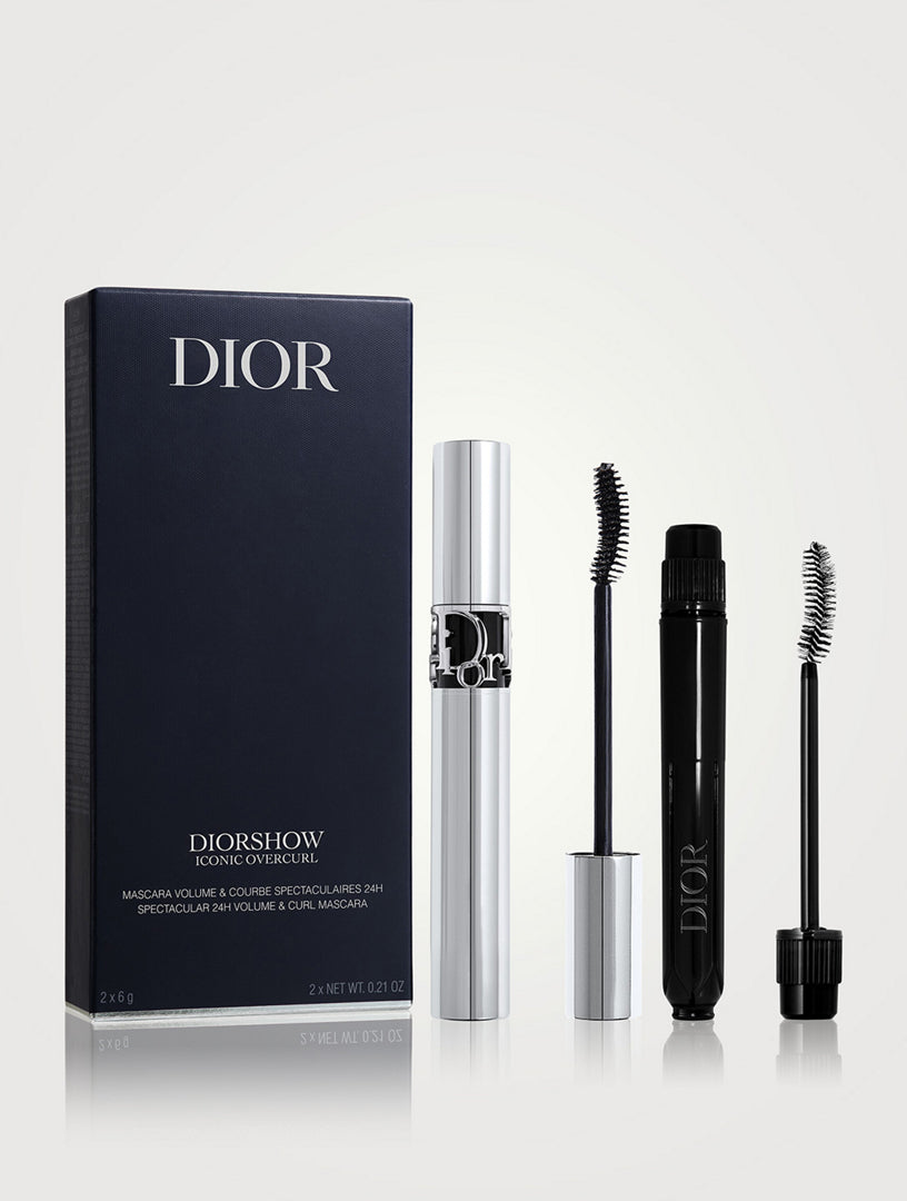 Shop now at Beauty Vendor Australia Online -Dior Mascara Set Set : Diorshow Iconic Overcurl Mascara N° 090 Black 6 g  + Diorshow Iconic Overcur - Premium Range from Dior - Just $110!