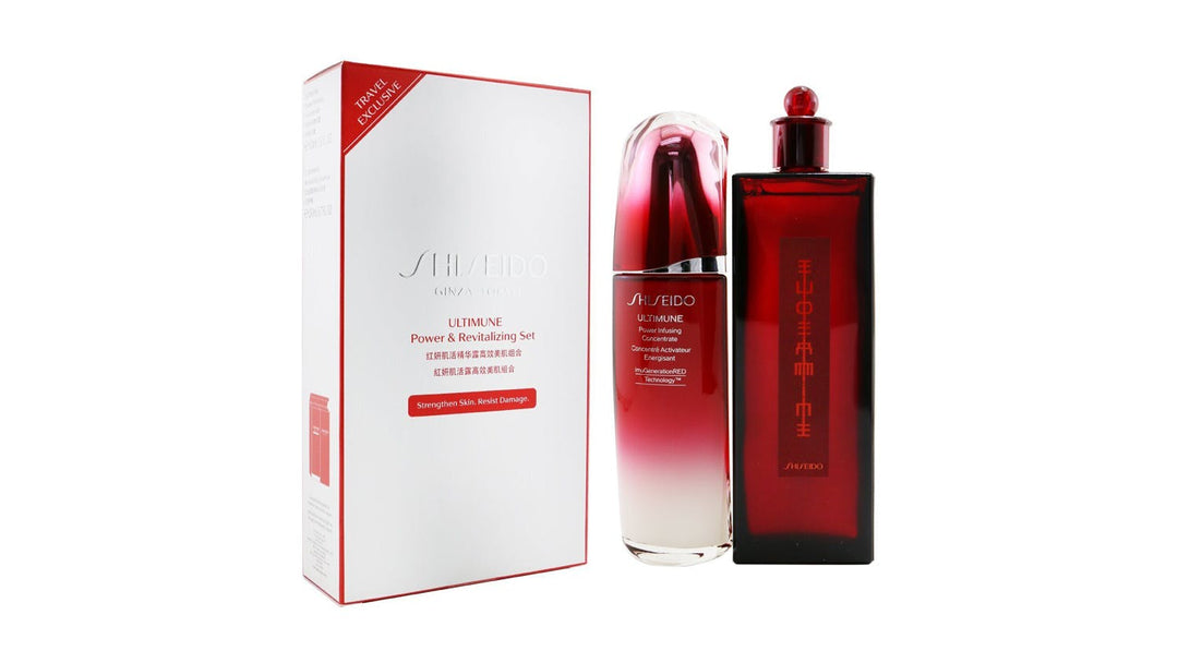 Shop now at Beauty Vendor Australia Online -SHISEIDO Ultimune 3.0 Revitalizing Set (Ultimune 100ml + Eudermine  Revitalizing Essence 200ml) - Premium Range from SHISEIDO - Just $429.99!