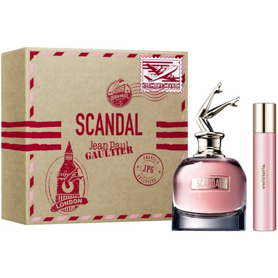 Shop now at Beauty Vendor Australia Online -Jean Paul Gaultier Scandal Set Travel Set EDP 80ml + 20ml EDP Travel Spray - Premium Range from Jean Paul Gaultier - Just $179.99!